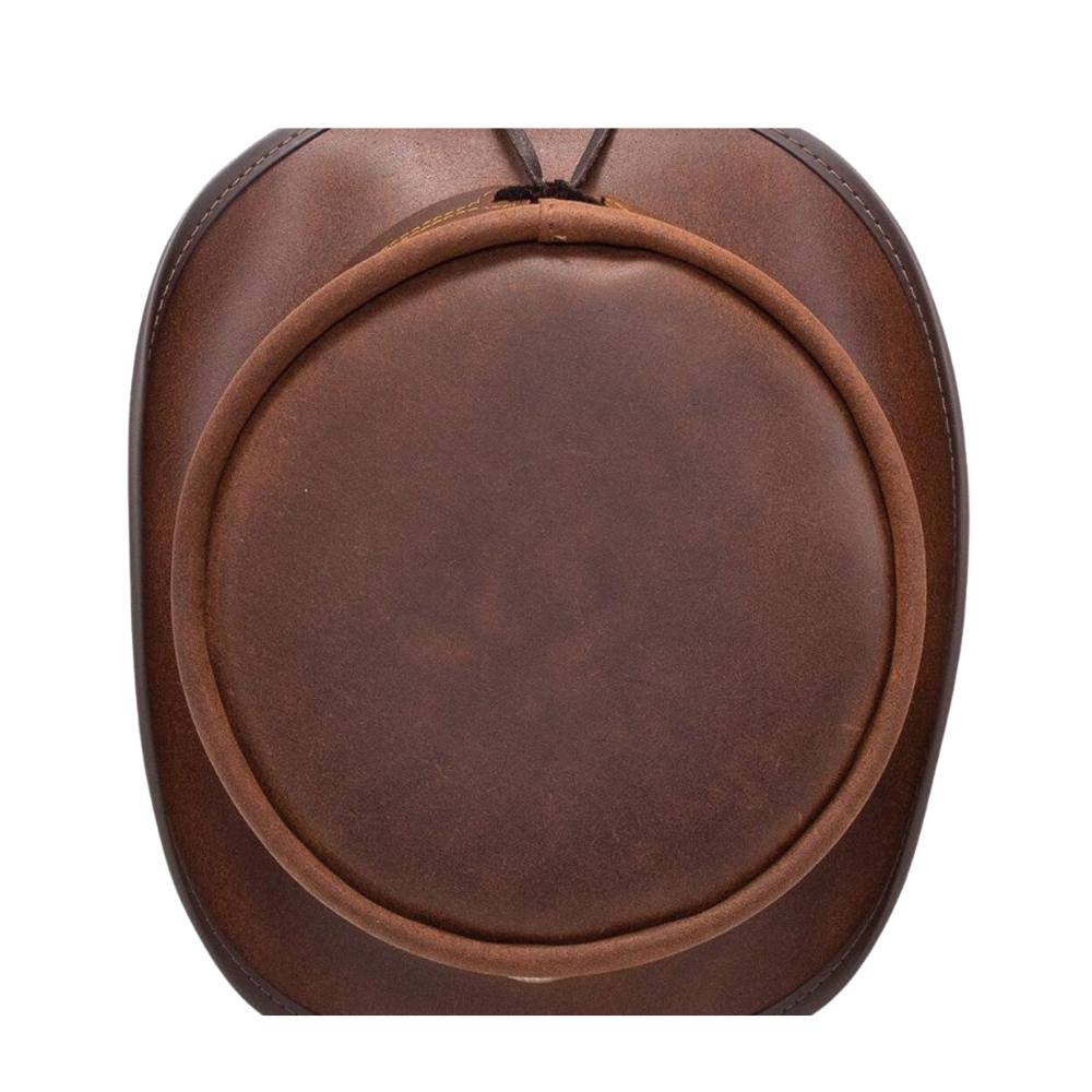 Classic Marlow top hat with a polished nickel accent
