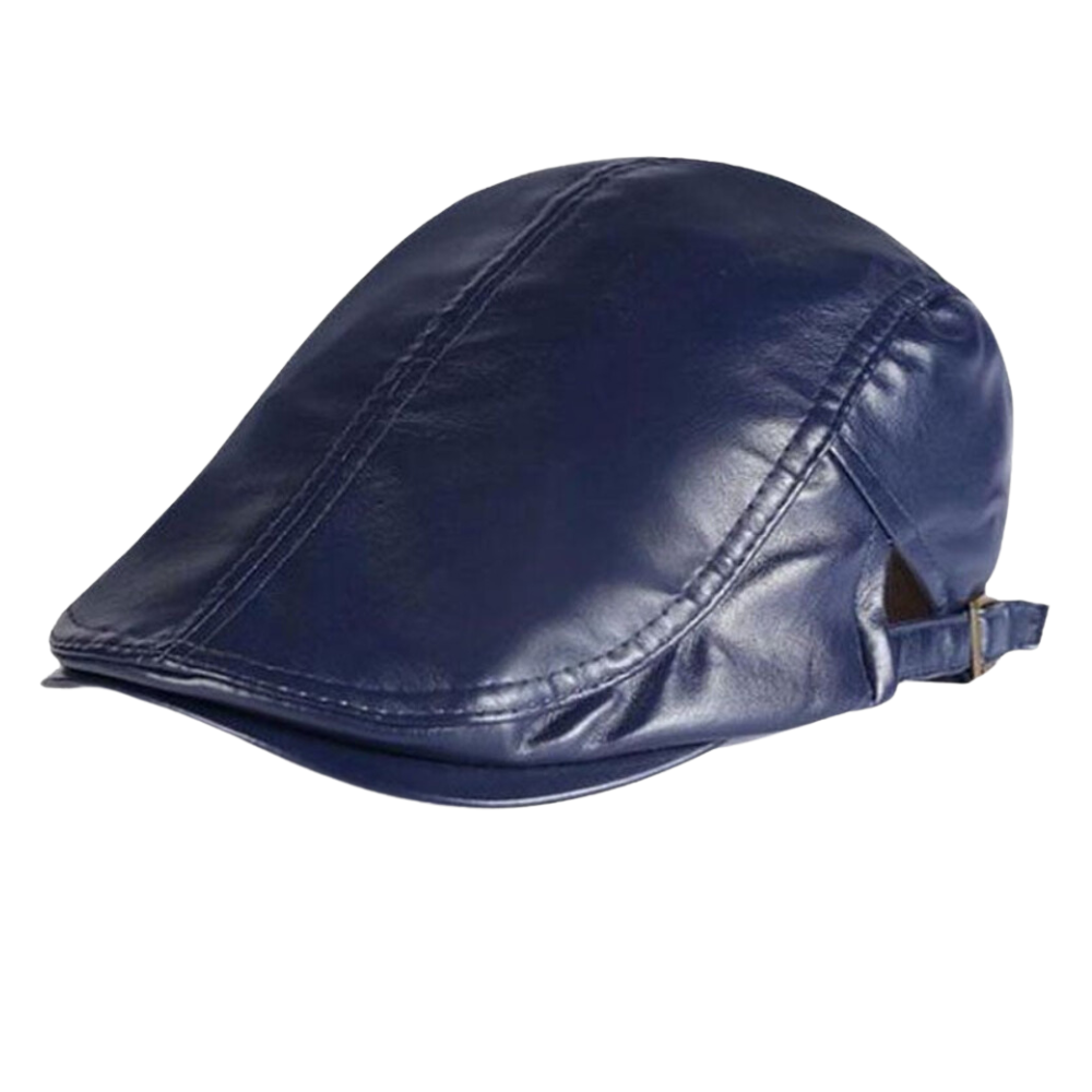 Classic leather ivy cap from Canada with adjustable size for a perfect fit.
