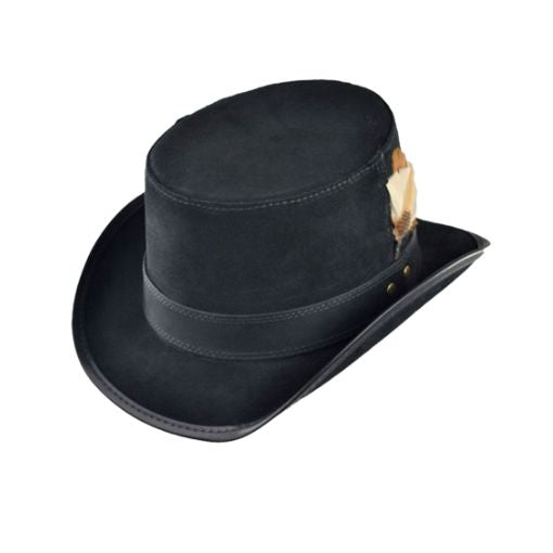 Mens Gothic Top Hat | Black Gothic Top Hat