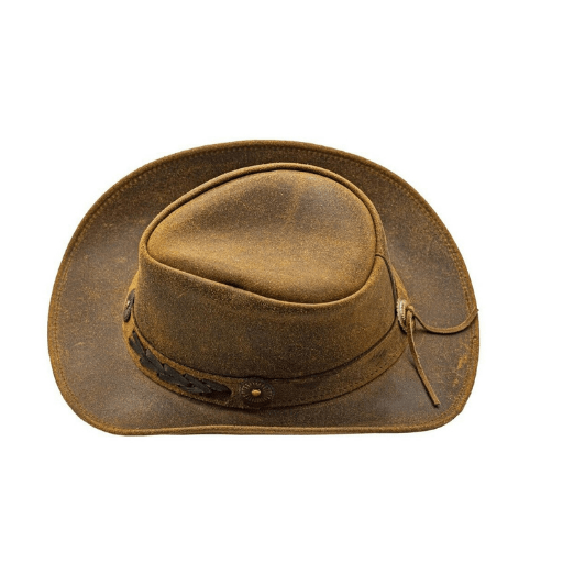 Stylish men's brown cowboy hat for outdoor adventures
