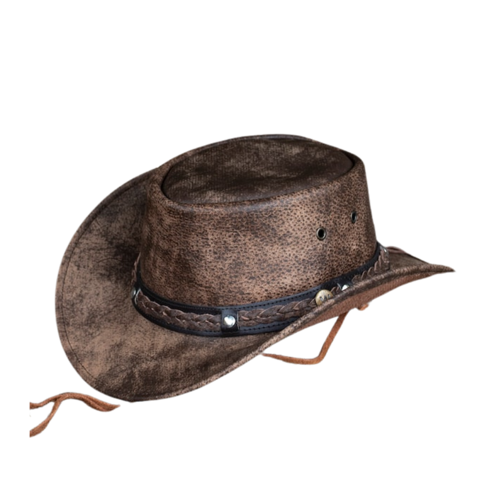 The Wilds Full Grain Leather Cowboy Hat Unisex
