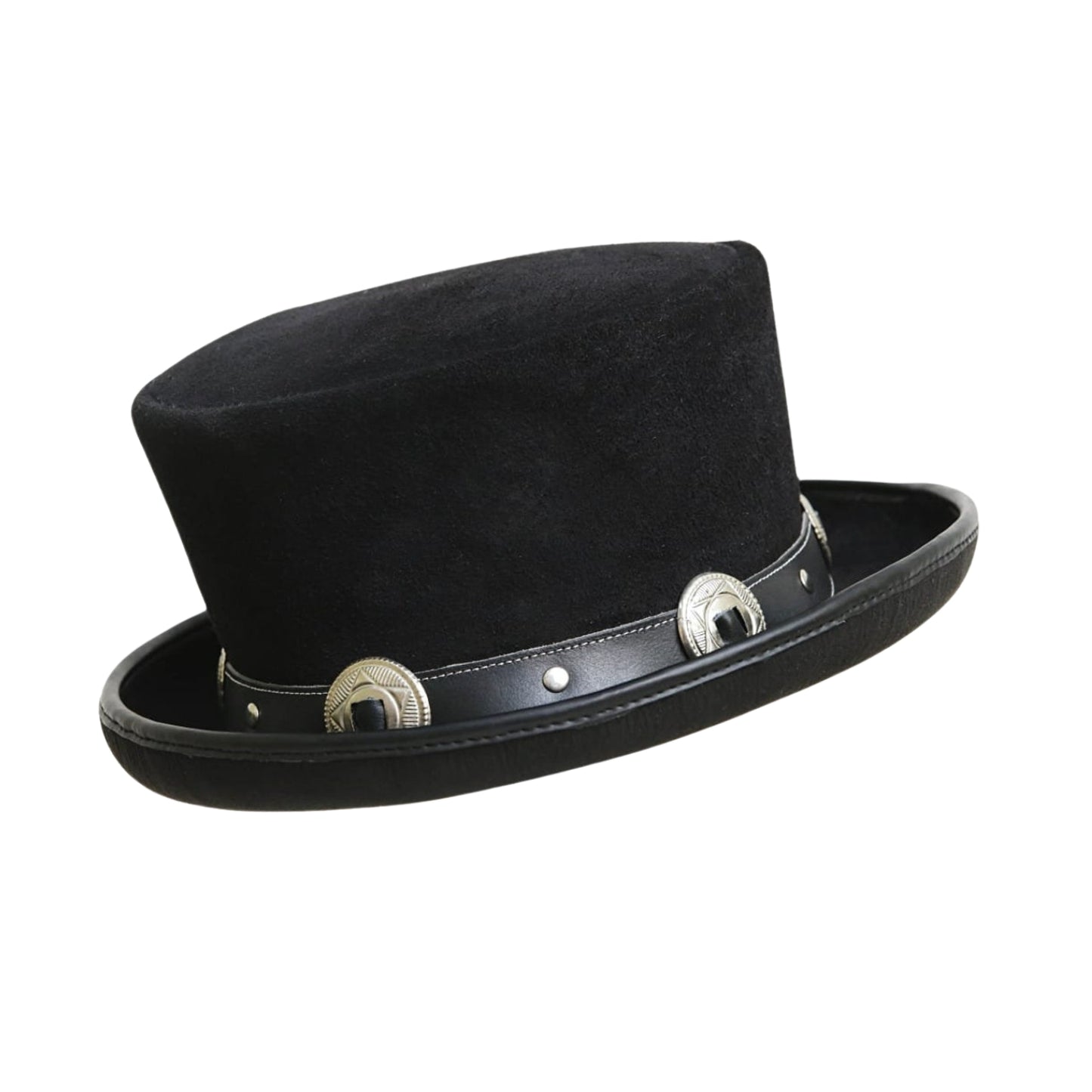 Rocker Suede Leather Top Hat – Brit Hats