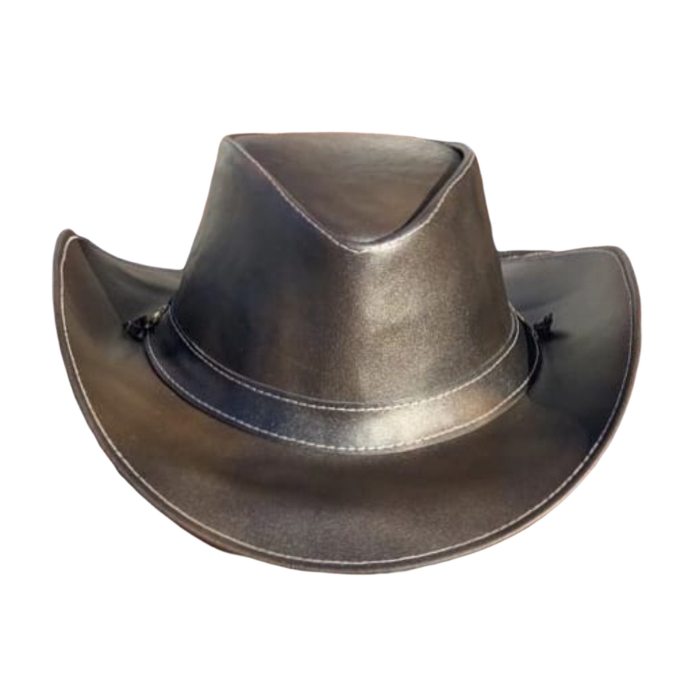 Wax Leather Western Hat for Horse Riding

